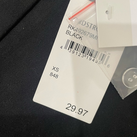 NWT Nordstrom Rack Black Straight-Leg Professional Pants - Picture 4 of 5